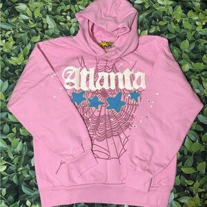 Pink Atlanta Sp5der Hoodie